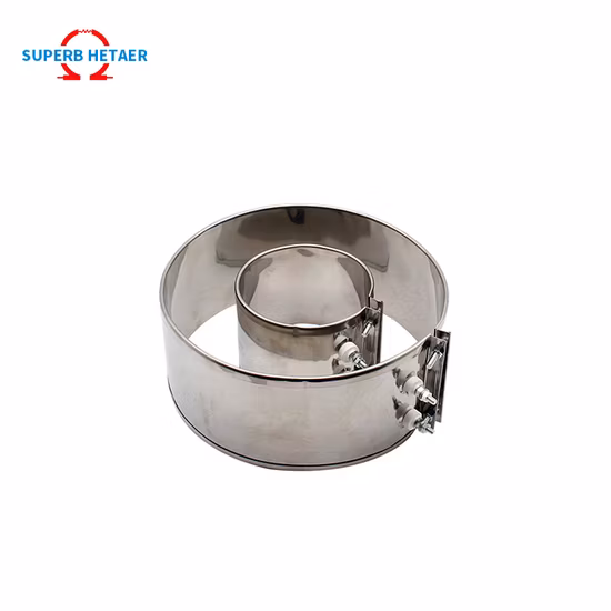 260/350/400/450/480 W Glimmer-Bandheizung, Edelstahl-Heizelement für Injektionsmaschine